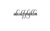 Magnificent Font LOWERCASE