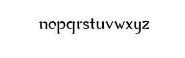 Mandala.otf Font LOWERCASE