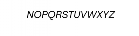 Mandara-Italic.otf Font UPPERCASE