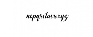 Manhattan Brush Script.otf Font LOWERCASE