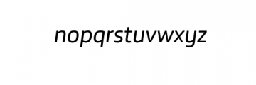 Manica Neue-Italic.otf Font LOWERCASE