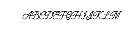 Manteman | Monoline Script Font Font UPPERCASE