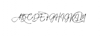 Manthantan Signature Font UPPERCASE