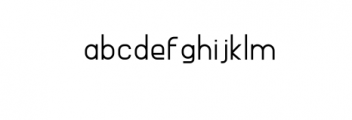 Maode.otf Font LOWERCASE