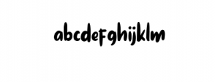 Maqueen Sans.ttf Font LOWERCASE