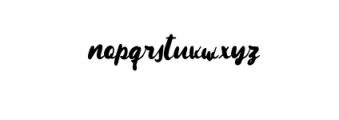 Maqueen.otf Font LOWERCASE