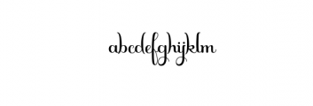 Marceila.ttf Font LOWERCASE