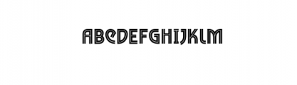 Marcheile Bold Line.otf Font LOWERCASE