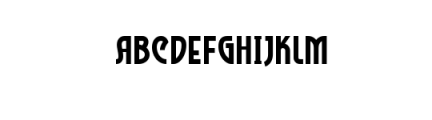 Marcheile Condesed.ttf Font UPPERCASE