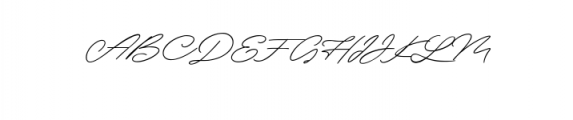 Mardiall Signature.ttf Font UPPERCASE