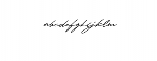 Mardiall Signature.ttf Font LOWERCASE
