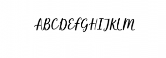 Mareline Script.otf Font UPPERCASE