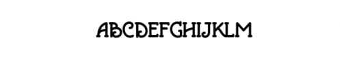 Marema Typefaces.otf Font LOWERCASE