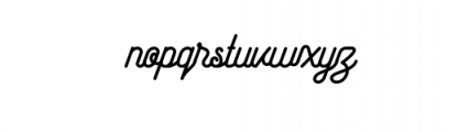Maretha Script.ttf Font LOWERCASE