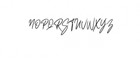 Marfimo Signature Font UPPERCASE
