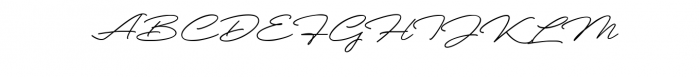 Mark Rasford Signature Font UPPERCASE