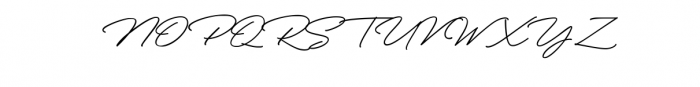 Mark Rasford Signature Font UPPERCASE