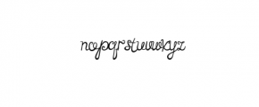 Marmalade Hand-Written Font Font LOWERCASE