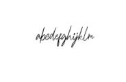 Marryliane.otf Font LOWERCASE