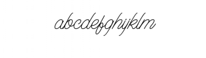 Marvelous Monoline.ttf Font LOWERCASE