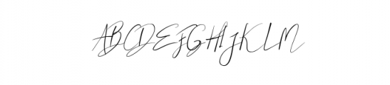 Marwatty Signature Font UPPERCASE