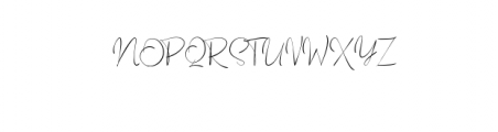 Marylinda.otf Font UPPERCASE