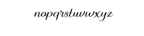 Masculine-Slanted.otf Font LOWERCASE