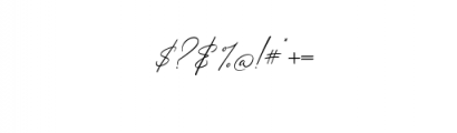 Mathanifo Script Font OTHER CHARS