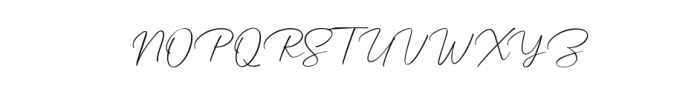 Mathanifo Script Font UPPERCASE