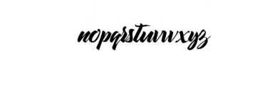 Maulina Typeface Font LOWERCASE