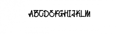 Maxtield.ttf Font UPPERCASE