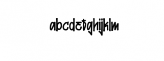 Maxtield.ttf Font LOWERCASE