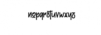 Maxtield.ttf Font LOWERCASE