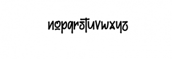 Maxtield.woff Font LOWERCASE