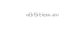 mangarans.otf Font LOWERCASE