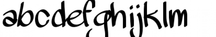 MAWNS' Handwriting Font LOWERCASE