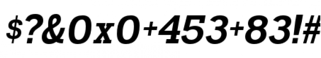 Madawaska Bold Short Caps Italic Font OTHER CHARS