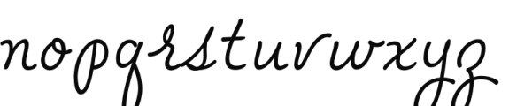 Madison Street Script Font LOWERCASE