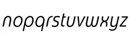 Madurai Condensed Regular Italic Font LOWERCASE