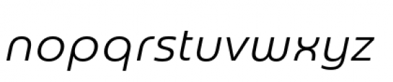 Madurai Extended Regular Italic Font LOWERCASE