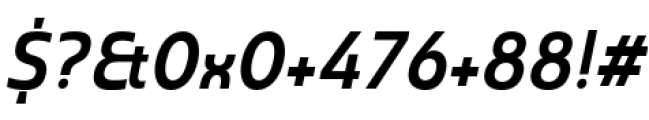 Madurai Normal Bold Italic Font OTHER CHARS