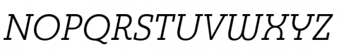 Madurai Slab Normal Regular Italic Font UPPERCASE