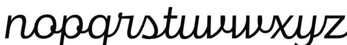 Maestri Light Font LOWERCASE