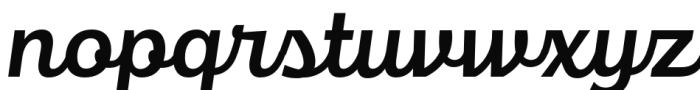 Maestri Medium Font LOWERCASE