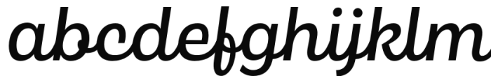 Maestri Regular Font LOWERCASE