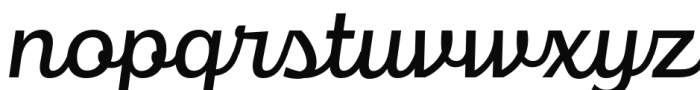 Maestri Regular Font LOWERCASE