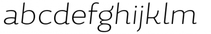 Magallanes Extra Light Italic Font LOWERCASE