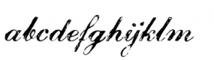 Magesta Script Light Font LOWERCASE