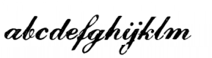 Magesta Script Regular Font LOWERCASE