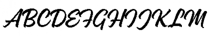 Magneton Regular Slanted Font UPPERCASE